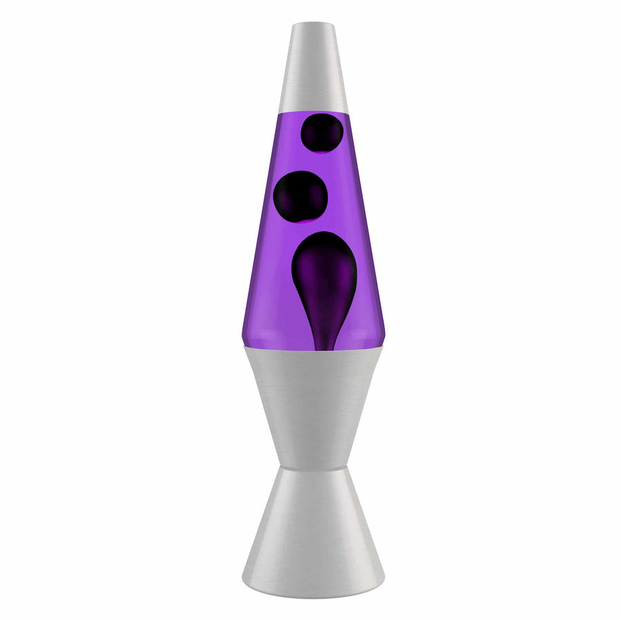 14.5’’ LAVA LAMP – BLACK & PURPLE S3