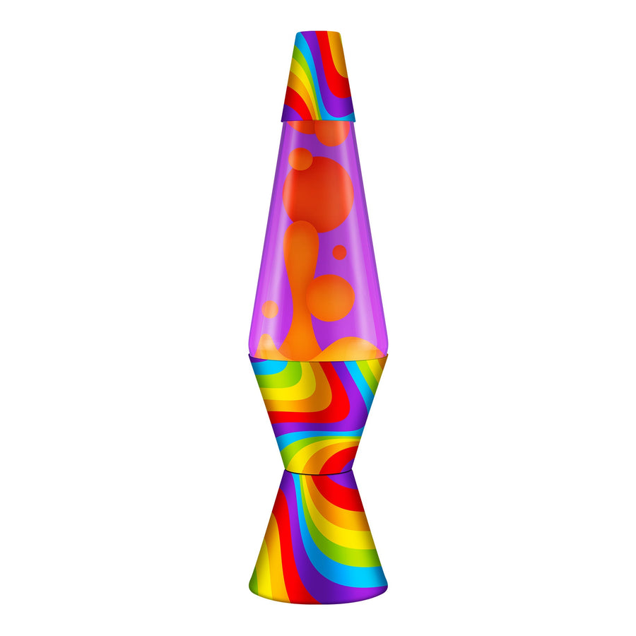 14.5″ LAVA LAMP FLOWING COLOR BANDS Y9