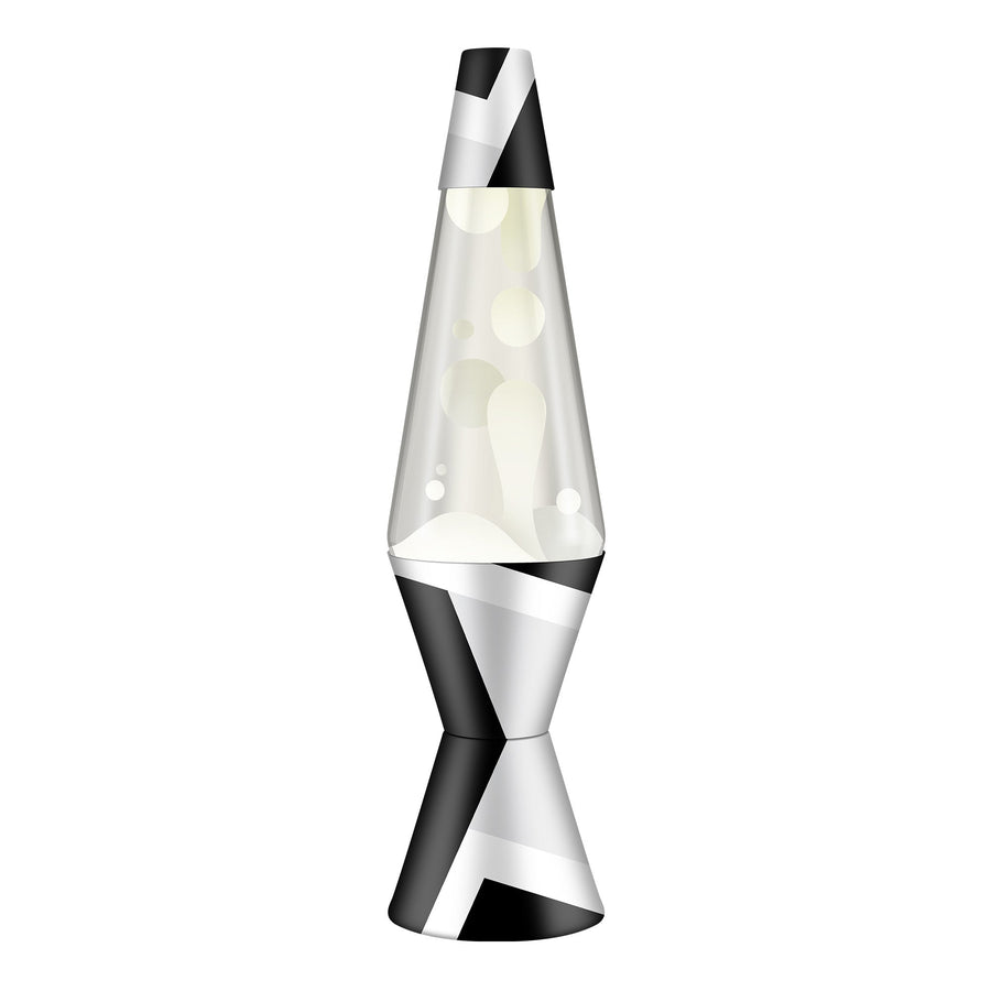 14.5″ LAVA LAMP POLYGONAL WHITE TONE S8