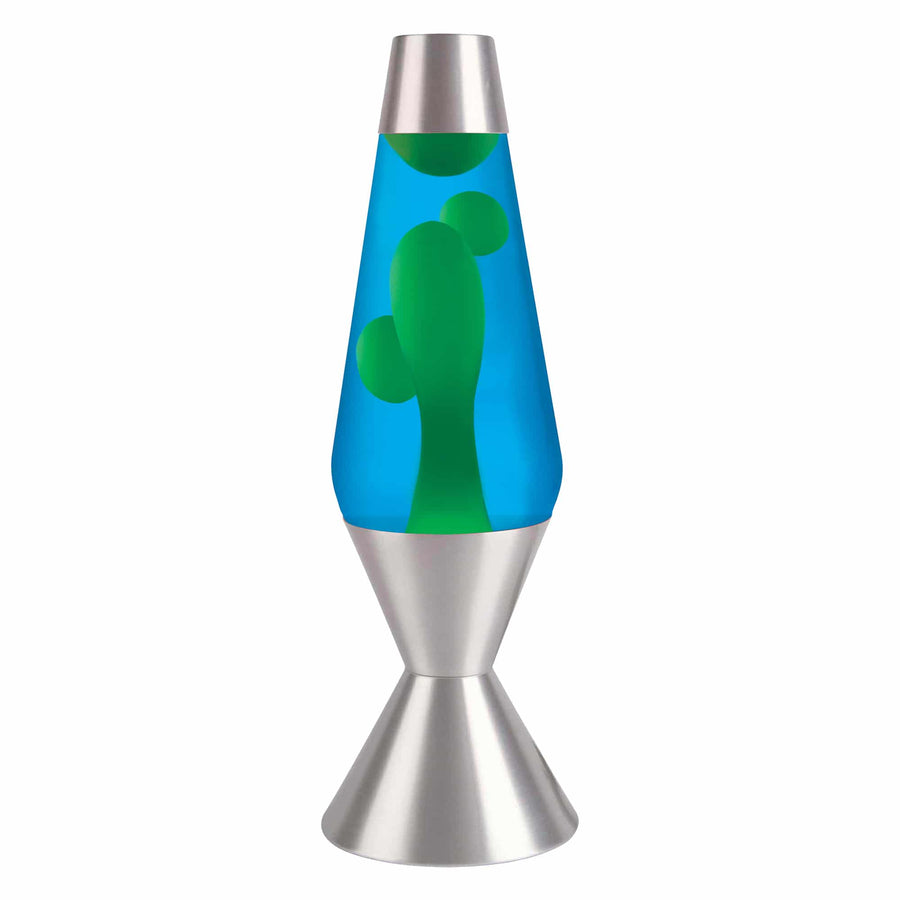 16.3″ LAVA LAMP – YELLOW/BLUE/SILVER J8