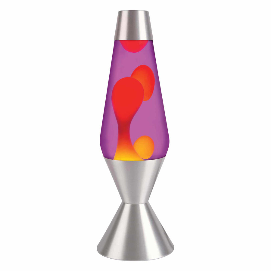 16.3″ LAVA LAMP – YELLOW/PURPLE/SILVER C5