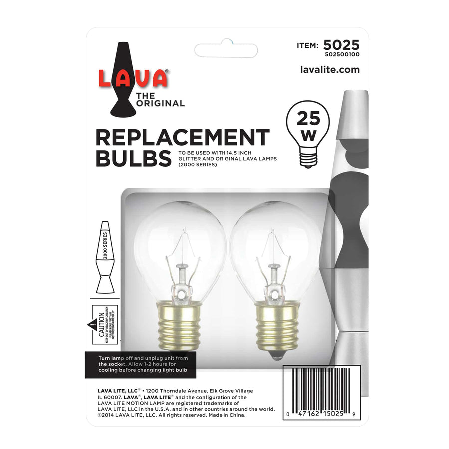 25W LAVA LAMP LIGHT BULB W/TRAY R7