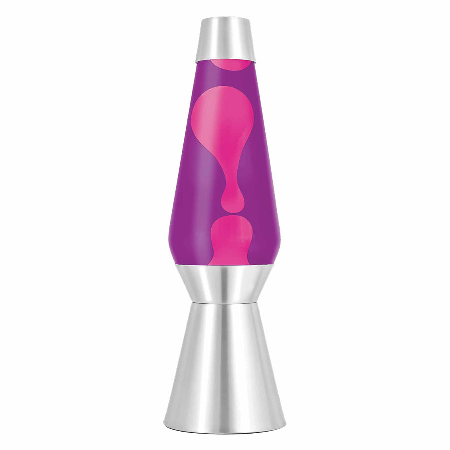 27″ LAVA LAMP GRANDE – PINK/PURPLE/SILVER S1