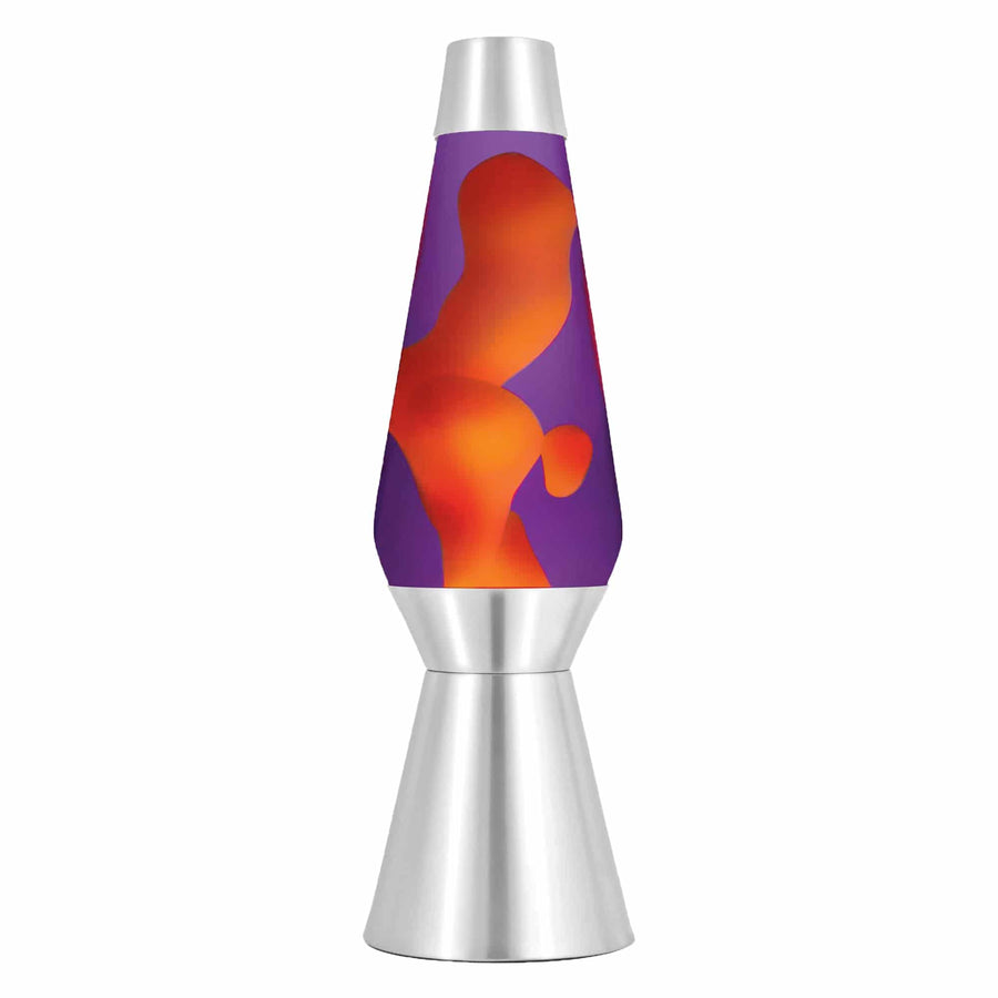 27″ LAVA LAMP GRANDE – YELLOW/PURPLE/SILVER A9